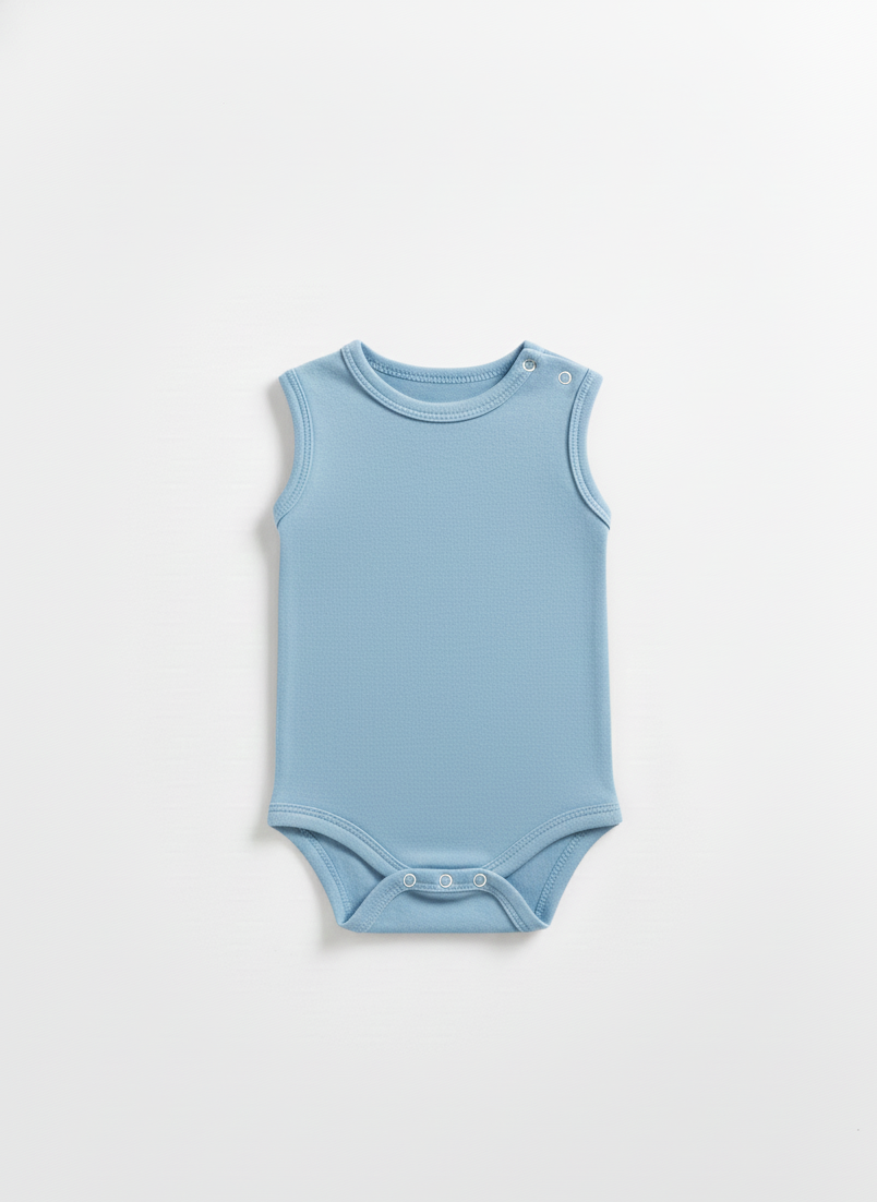 Body Regata Básico – Azul Sereno – Piccoli Tesori