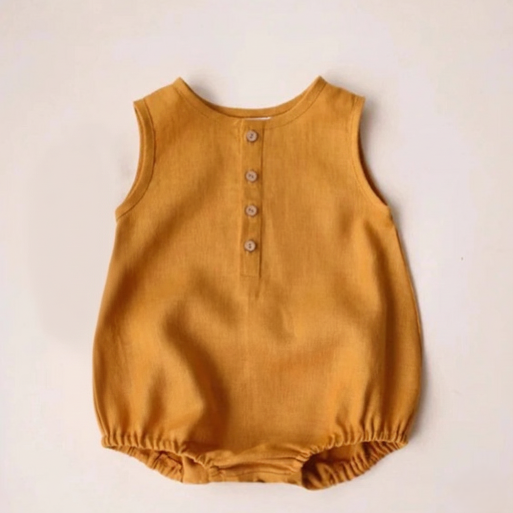 Romper Linho & Algodão — Clássico de Verão