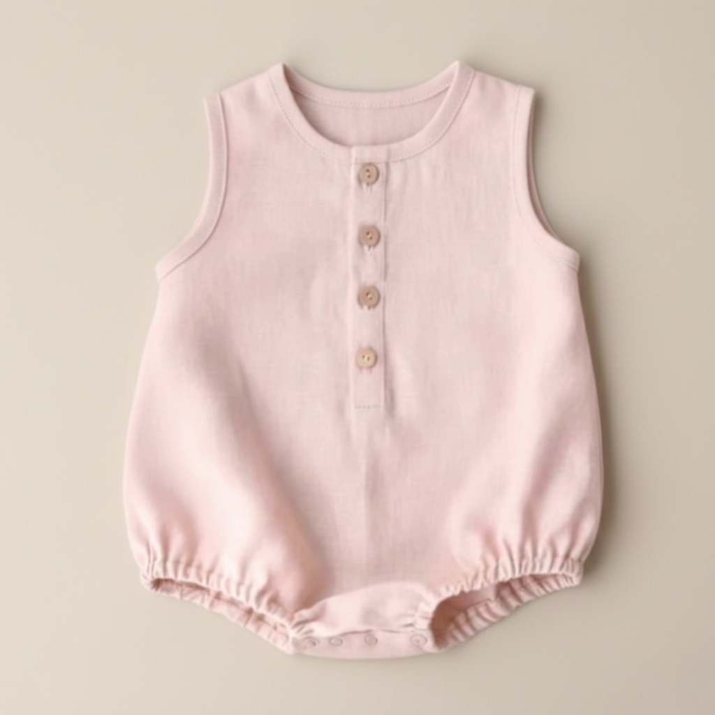 Romper Linho & Algodão — Clássico de Verão