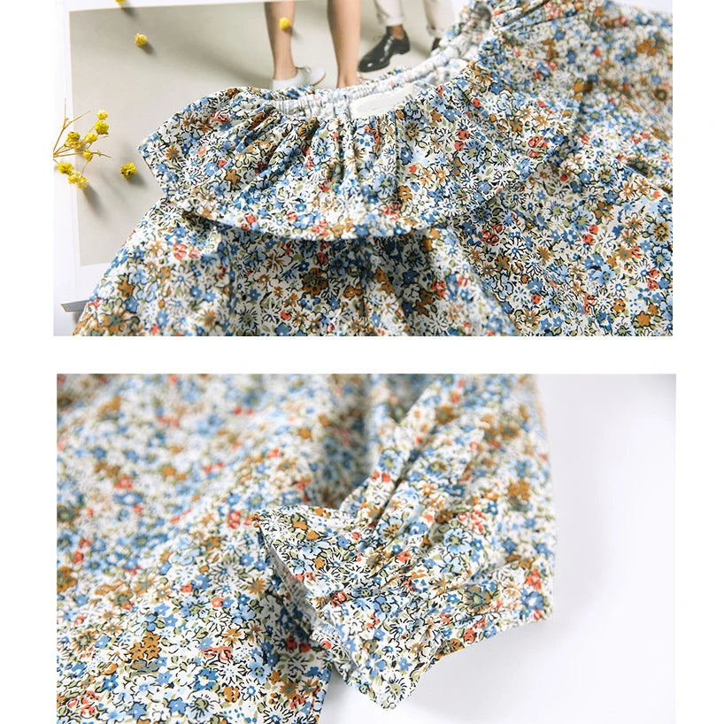 Blusa Infantil Renda & Babados Piccoli Tesori