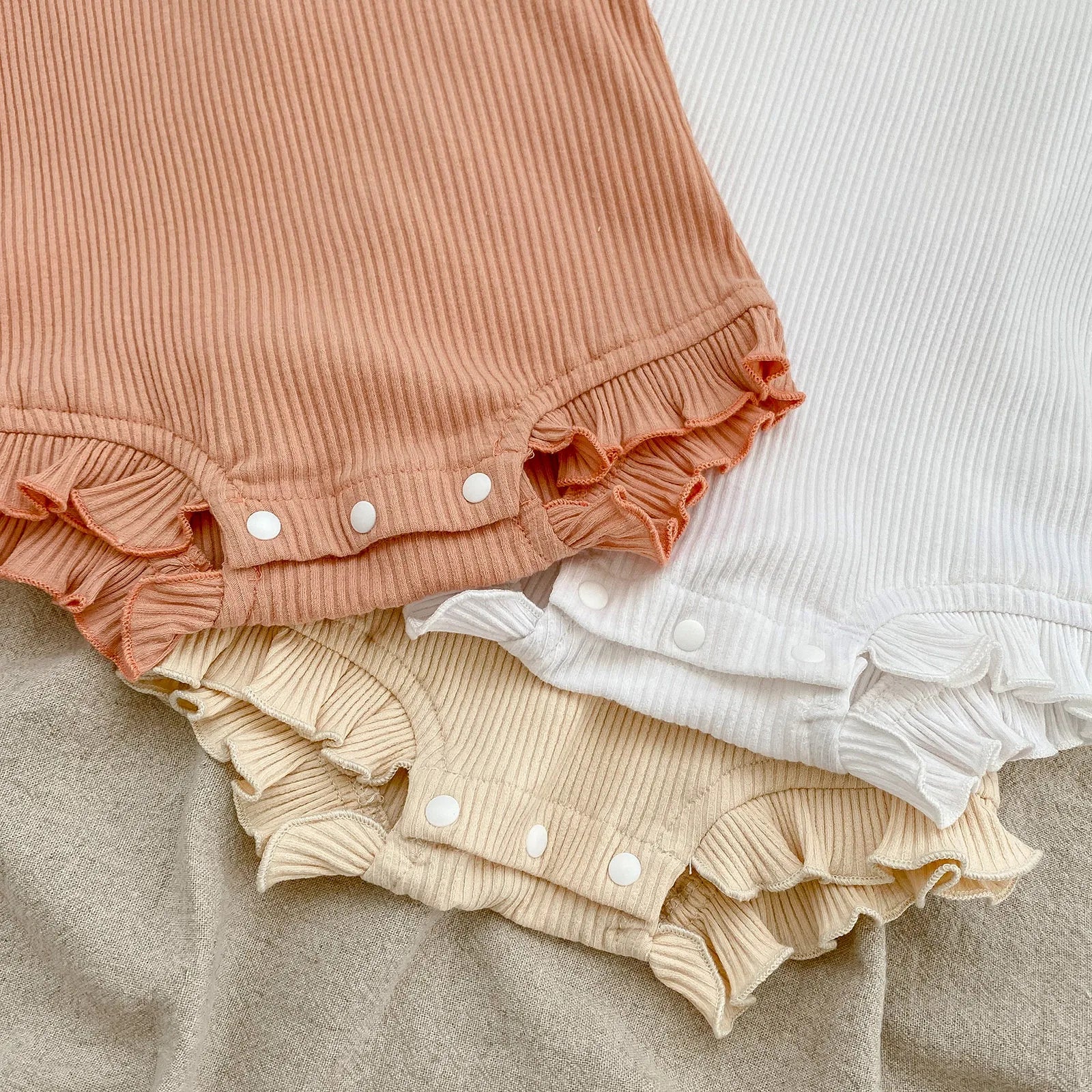 Cascata di Ruffles – Conjunto de Algodão (2 Peças)