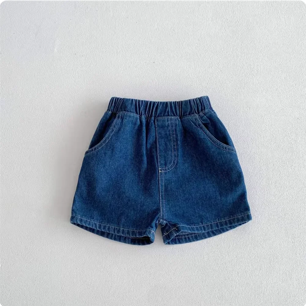 Denim Morbido – Shorts Infantis em Jeans Suave