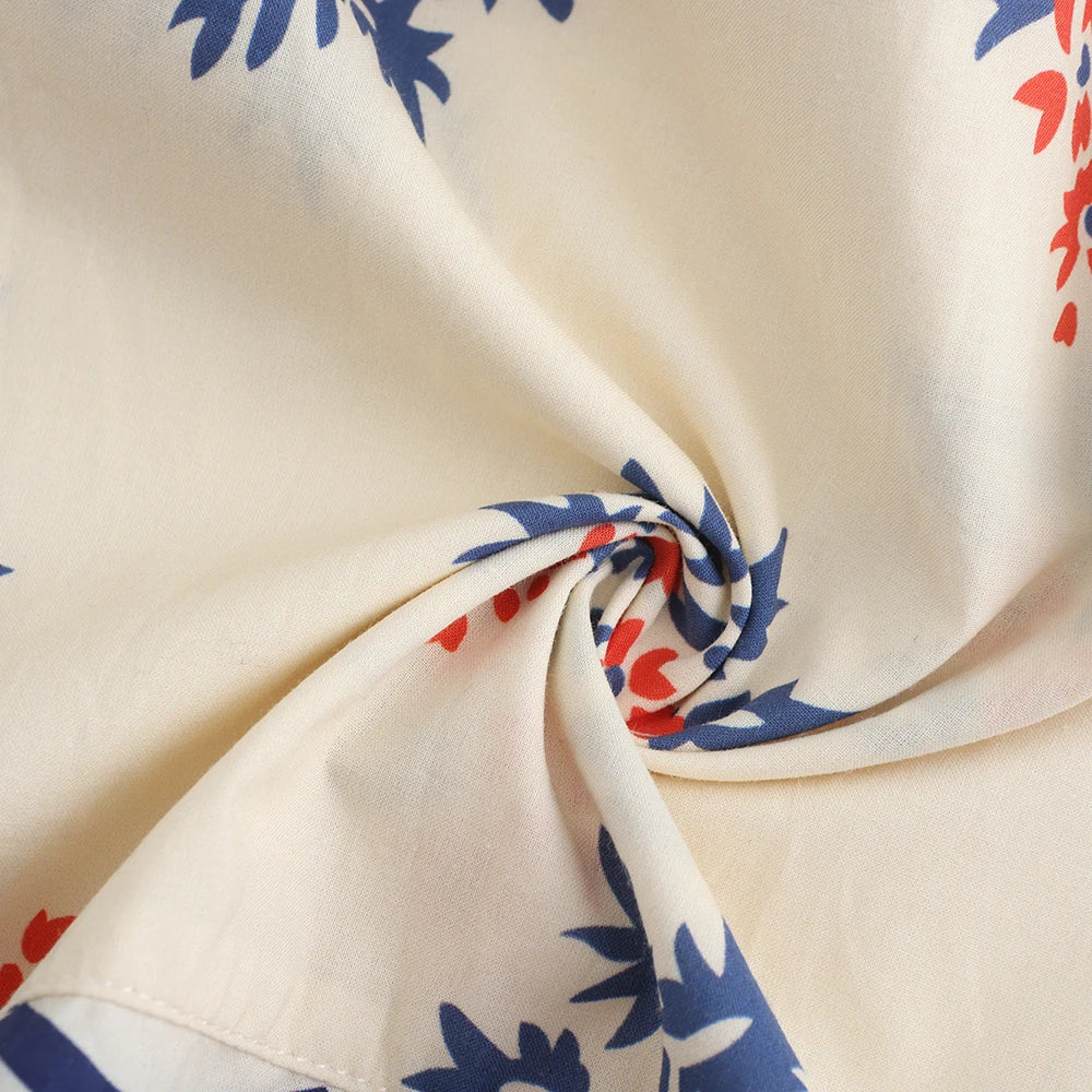 Vestido Boho Fiorito – Algodão Premium Piccoli Tesori