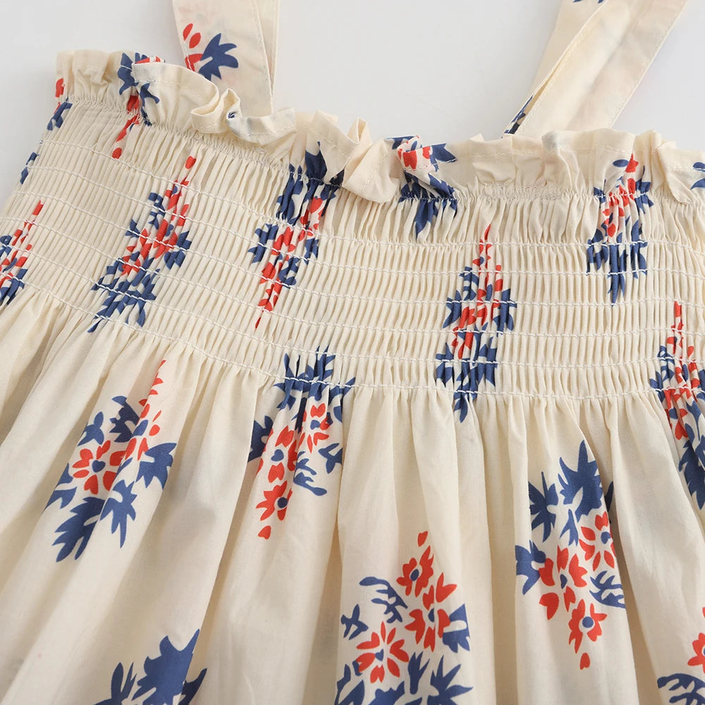 Vestido Boho Fiorito – Algodão Premium Piccoli Tesori