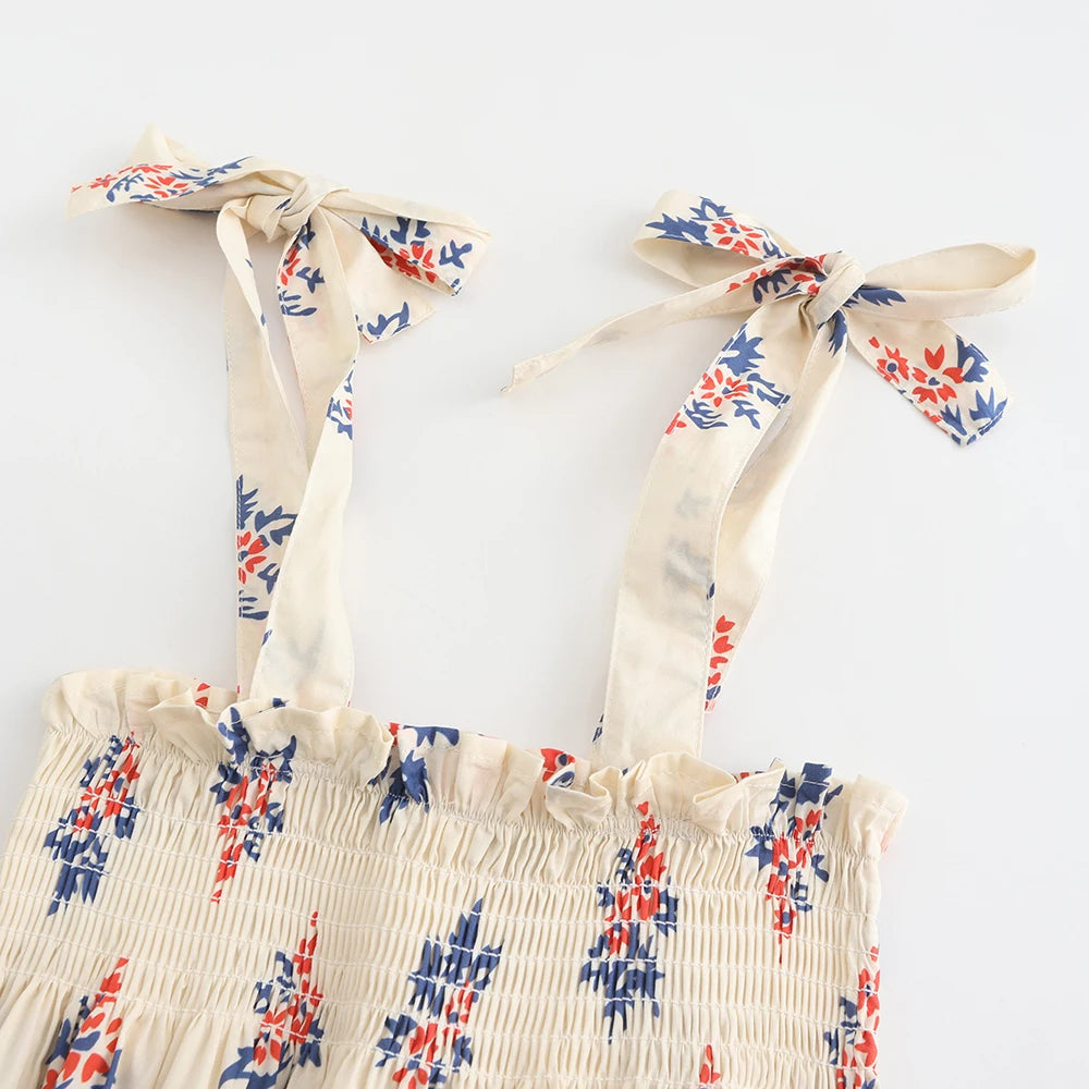 Vestido Boho Fiorito – Algodão Premium Piccoli Tesori