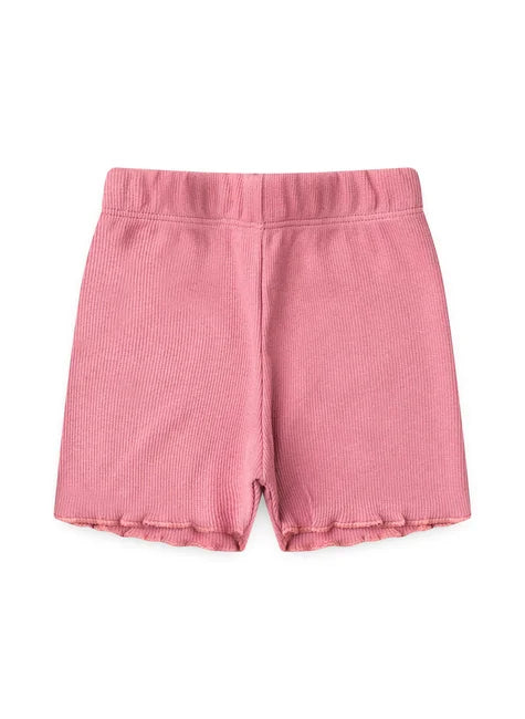 Shorts Canelado Summer Breeze rosa  – Piccoli Tesori