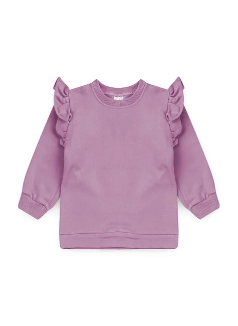 Blusa Peluciada Babado roxo – Piccoli Tesori
